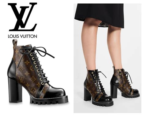 star trail ankle boot louis vuitton|lv combat boots women.